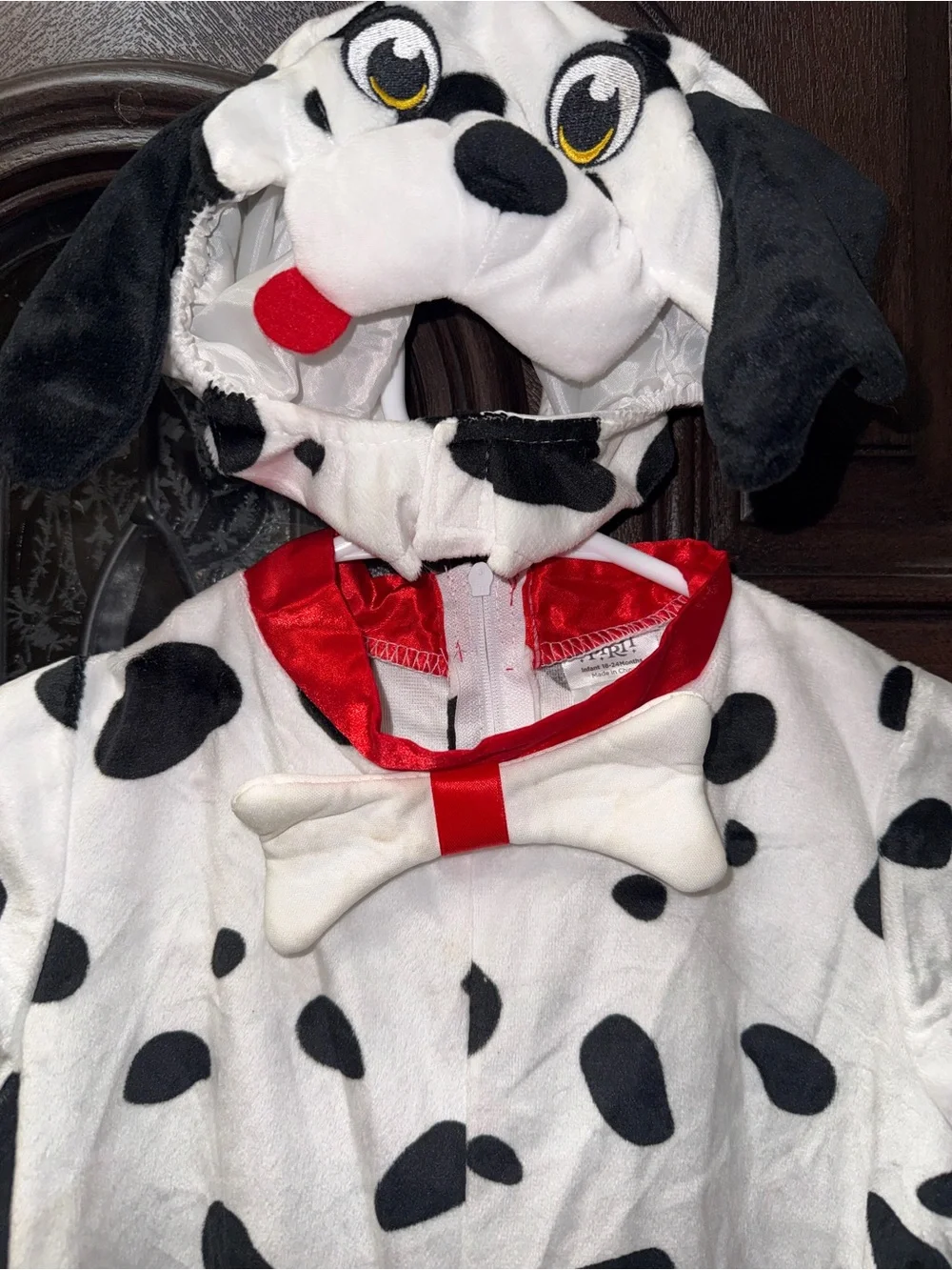 Spirit Dalmatian Infant Costume - White & Black Sz 18-24M